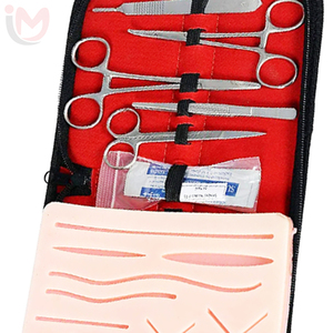 Kit d'entraînement à la suture en acier inoxydable avec coussin d'entraînement, ensemble d'instruments médicaux pour étudiants - Product Image 3