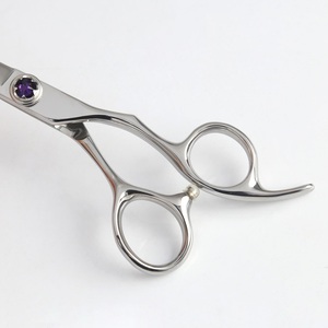 Professional Premium 6to 7.5-Inch Japan 440c Hair Cutting Scissors Thinning Scissors Set Barber <b>Shears</b> for Hairdressing Salon - Product Image 2