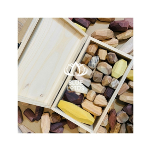 Pierres d'équilibre en bois Tumi Ishi pour enfants, jouet d'empilage en bois lisse pour l'entraînement de la concentration et le jeu créatif pour enfants, VENTE CHAUDE - Product Image 1