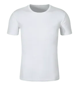 T-shirts noirs personnalisés pour hommes, manches courtes, col rond, 100 % coton peigné, logo brodé sur le devant, style formel, coupe ample - Product Image 3