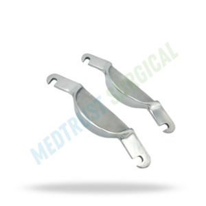 Placas de sujeción extra anchas de tamaño estándar, instrumento dental veterinario para soporte de espéculo bucal equino - Product Image 4