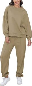 Conjunto de Sudadera con Capucha Oversize y Pantalones de Chándal de Forro Polar Premium para Mujer, Conjunto Deportivo de Sudadera con Capucha y Pantalones de Chándal para Mujer - Product Image 6