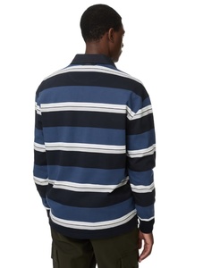 Vente en gros 100% coton Polo à rayures de rugby pour hommes, design sportif à manches longues, logo de taille personnalisée, multi-couleurs du Bangladesh - Product Image 6