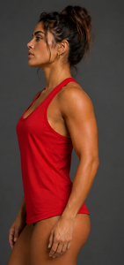 Camiseta Deportiva sin Mangas para Mujer, Estilo Racerback, Ligera, Cuello en U Profundo, Ajuste Deportivo, Chaleco para Correr - Product Image 4