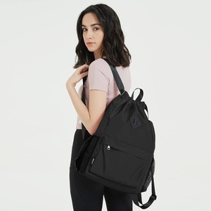 Wholesale Custom Logo Drawstring Gym Backpack With Shoe Compartment <b>Large</b> Capacity Water Resistant Sports Bag For Men Women Bulk - Product Image 2