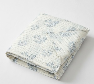 Edredón Kantha Reversible de Algodón con Estampado Indio, Venta al por Mayor de Ropa de Cama - Product Image 4