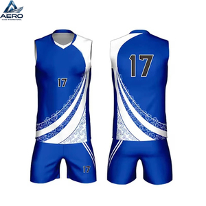 Fabricante Pakistaní de Uniformes de Voleibol Sublimados Personalizados, Diseña Tu Propio Logotipo, Conjuntos de Camiseta y Pantalones Cortos de Voleibol para Equipos de Rugby - Product Image 1