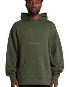 เสื้อฮู้ดดี้ผู้ชายไซส์ใหญ่พิเศษสำหรับฤดูหนาว ผ้าฝ้ายฟลีซ 100% คอกลม มีฮู้ด พร้อมบริการสกรีนลายตามสั่ง - Product Image 1