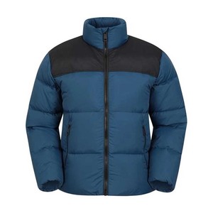 Chaqueta de Plumón para Hombre con Cuello Alto y Burbujas Brillantes, Chaqueta de Moda al por Mayor con Capucha, Chaqueta de Exterior con Logotipo Personalizado - Product Image 4