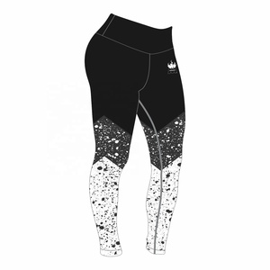 Mallas de alta calidad sublimadas personalizadas, mallas deportivas para mujer, pantalones de Yoga en forma de V, Material suave transpirable - Product Image 1