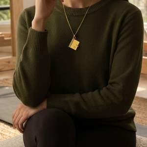 18K Gold Plated Stainless Steel Classic Link Chain <b>Book</b> Locket <b>Necklace</b> Photo Memory Pendant Private Label - Product Image 4