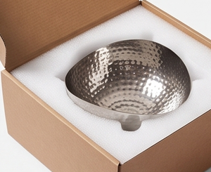 Fine Quality Hammered Stainless Steel <b>Salad</b> Serving <b>Bowl</b> Perfect For Fruit <b>Bowl</b> <b>Large</b> Metal Centerpiece Decorative <b>Bowl</b> - Product Image 6