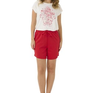 Shorts de Algodón para Mujer, Cintura Alta, Verano, con Bolsillos, Cómodos, Casuales y Elegantes para Uso Diario - Product Image 3