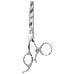 Ciseaux de coiffure en cobalt à dents 30 mm, ciseaux à effiler simples en acier inoxydable, pour usage manuel en salon ou à domicile - Product Image 2