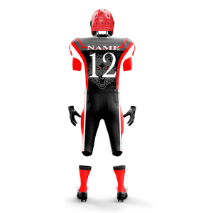Conjunto de Uniforme de Fútbol Americano Sublimado Personalizado, Transpirable, Ligero, de Secado Rápido, Ropa Deportiva para Equipos - Product Image 4