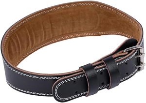 Customized Breathable Cowhide Gym <b>Belt</b> with Adjustable Buckle for Gym <b>Exercise</b> and Body Training Fitness <b>Belts</b> - Product Image 3