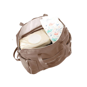 Mochila para pañales multifunción, organizador de viaje para bebé, portabotellas aislados, diseño impermeable, almacenamiento espacioso, PU ligero - Product Image 1
