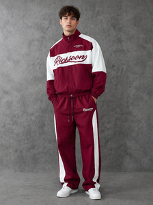 Unisex Vintage Sporty Terry <b>Jacket</b> Sweatpants Set Waterproof Windproof Breathable Outdoor Lightweight 100% Nylon <b>Shell</b> <b>Suit</b> - Product Image 3