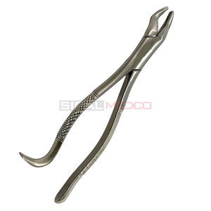 Forceps d'extraction dentaire manuels en acier inoxydable allemand de qualité supérieure pour les molaires supérieures, première, deuxième et troisième exactions dentaires - Product Image 4