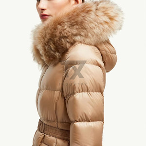 Vestes matelassées légères et respirantes en toile de nylon imprimée pour femmes, pour l'hiver en plein air - Product Image 4