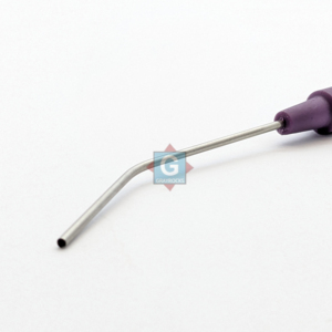 Tube d'aspiration Zoellner en acier inoxydable Gray Rocks, instrument chirurgical manuel, poignée violette, certifié CE, classe I, orthopédique - Product Image 5