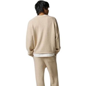 Pull décontracté en tricot bouclé Stone Raglan pour homme, confortable, élégant, chaud et tendance pour l'hiver - Product Image 5