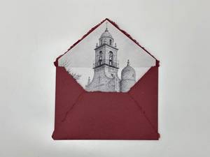 Deckled Liner <b>Envelopes</b> Wholesale Handmade Cotton Rag Paper Stationery Elegant Custom <b>Wedding</b> <b>Invitation</b> Supplies - Product Image 2