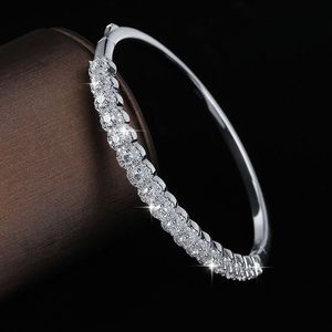 Wholesale 925 Sterling Silver Moissanite Bracelet with D Color VVS1 Stones for <b>Men</b> Women Daily Wear Wedding and Luxury Gift Use - Product Image 3