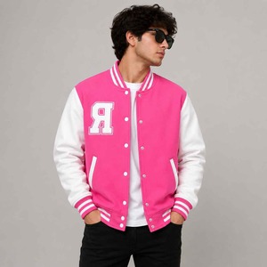 CHALASA SPORTS Nouvelle veste bomber décontractée pour homme, tendance hiver, style Letterman, 100% laine, polyester, coton, toile, logo personnalisé, doublure en polaire - Product Image 2