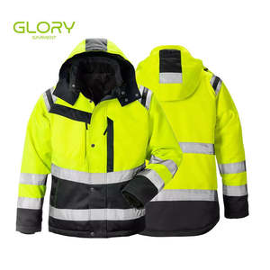Uniforme de Trabajo para Invierno NESTA SPORTS, Chaqueta de Alta Visibilidad con Logotipo Personalizado, Reflectante, de Seguridad - Product Image 1