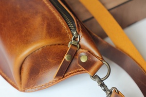 Sac banane en cuir de qualité supérieure, prix abordable, durable, respirant, séchage rapide, dernier design, toutes les couleurs, sac banane en cuir tendance - Product Image 5