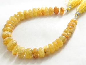 Heliodor Jaune Lisse Poli Forme Ronde Bijoux Fil de 8 Pouces 8-13MM Environ Certifié par un tiers Fournisseur en gros - Product Image 5