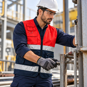 Chaleco de Seguridad de Alta Visibilidad, Económico, de Alta Calidad, de Secado Rápido, en Venta, con Servicio OEM, Uniforme - Product Image 6