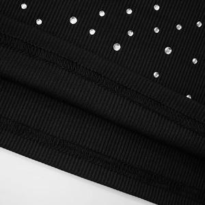 Premium Performance Women Activewear <b>Rhinestone</b> Tank <b>Top</b> Manufacturer Moisture Control Fabric OEM Bulk Production - Product Image 5