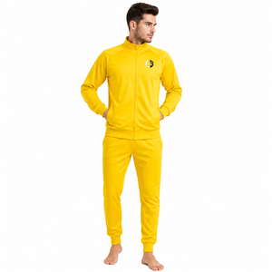 Chándal moderno para hombre que ofrece comodidad transpirable para sesiones de gimnasio, entrenamiento físico, jogging, deportes, viajes y uso diario informal. - Product Image 1