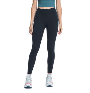 Leggings de Yoga Transpirables de Cintura Alta para Mujer, Tallas Grandes, Tecnología de Absorción de Humedad, Control de Abdomen, Sólidos, Sin Costuras, Reversibles - Product Image 2