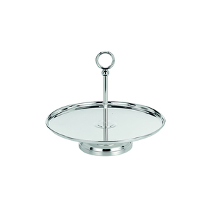 Elegante soporte de acero inoxidable de 3 niveles para pasteles, soporte redondo para exhibir postres, bandeja metálica para servir en bodas, fiestas y buffets. - Product Image 3