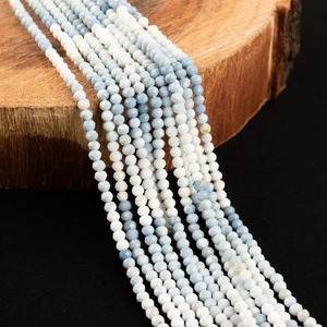 Natural Blue <b>Opal</b> 3MM Micro Faceted Round Gemstone Beads For Jewelry Making <b>Necklace</b> Bracelet Strands Wholesale Bulk Manufacture - Product Image 5