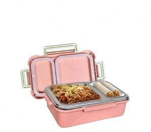 High Quality Fresh Lock Stainless Steel <b>Lunch</b> <b>Box</b> Freshness Preservation From India Exporter Stainless Steel <b>Lunch</b> - Product Image 1