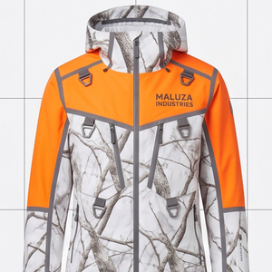 MALUZA INDUSTRIES Professional Custom Waterproof 10,000mm Windproof Insulated Hooded Zipper Mountain Snow <b>Jumpsuit</b> <b>for</b> <b>Men</b> OEM - Product Image 3
