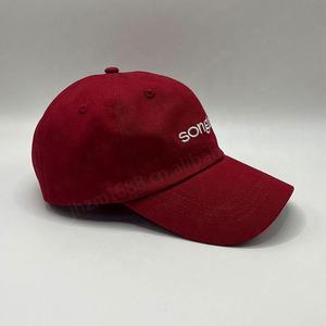 Gorra de béisbol de 6 paneles de algodón con logotipo bordado ajustable clásico para hombre, sombrero deportivo perforado para papá - Product Image 2