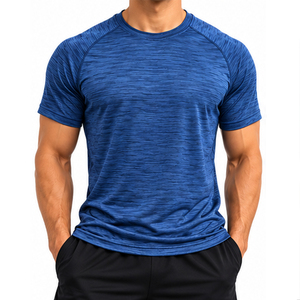 Camiseta Deportiva de Ajuste Cómodo para Hombre, Poliéster y Elastano, Secado Rápido, Fabricante de Ropa Deportiva al por Mayor para Entrenamientos Diarios - Product Image 4