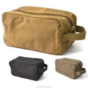 Wholesale Canvas Cotton Pouch <b>Makeup</b> Bag Portable Travel Storage Cosmetic Bags and <b>Cases</b> Pouches Travel Bags - Product Image 2