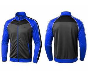 Full Sublimation Performance <b>Track</b> <b>Jacket</b> Running and Fitness Wear Warm Breathable Quick Dry | Sizes <b>Men</b> Women Youth - Product Image 4