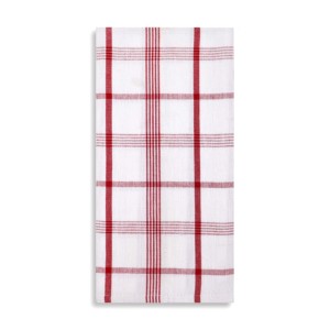 High Quality Red Stripe Design Yarn Dyed <b>Kitchen</b> <b>Towels</b> For Christmas 100% OEM <b>Kitchen</b> <b>Towel</b> Bulk Quantity - Product Image 2