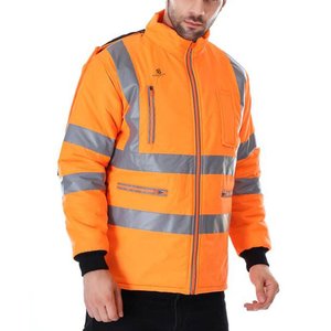 Chaqueta de Seguridad de Alta Visibilidad para Invierno, Impermeable, Reflectante, para Trabajo, Construcción, Resistente al Viento, para Hombre, 2026 - Product Image 6