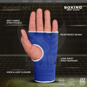 Vendas de boxeo de estilo único personalizadas, vendas de boxeo de color sólido en stock, vendas de boxeo de secado rápido. - Product Image 5