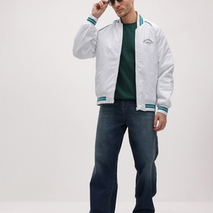 Custom Vintage School College <b>Mens</b> Varisty <b>Jackets</b> Leather sleeves Wool Letterman Crop <b>Varsity</b> <b>Jacket</b> ladies baseball chenille - Product Image 2