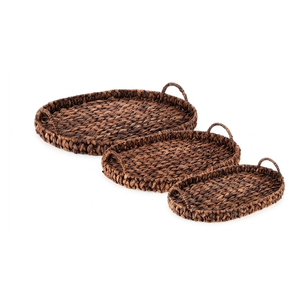 Polished Seagrass Tray Luxury Storage Solution For Executive <b>Office</b> <b>Desks</b> And Professional Appointments - Product Image 1