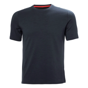 T-shirts de fitness pour hommes personnalisés, de qualité supérieure, à séchage rapide, 100% laine mérinos, col rond, impression par sublimation, design décontracté à manches courtes - Product Image 5